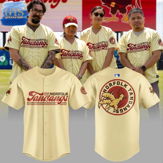 Norfolk Tandas Team Jersey - Premium Baseball Fan Apparel, Unisex Sizes Available