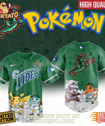 Limited Edition Pokémon Baseball Jersey - High Quality Fast Delivery , Shop Now!