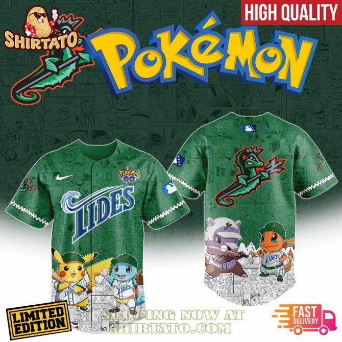 Limited Edition Pokémon Baseball Jersey - High Quality Fast Delivery , Shop Now!