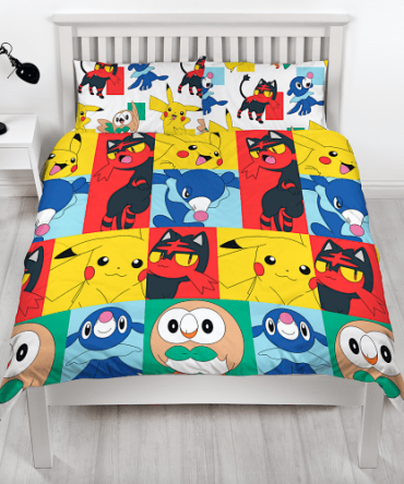 Pokemon Bedding Set Pokemon Go Newbies Pattern Duvet Covers Colorful Unique Gift