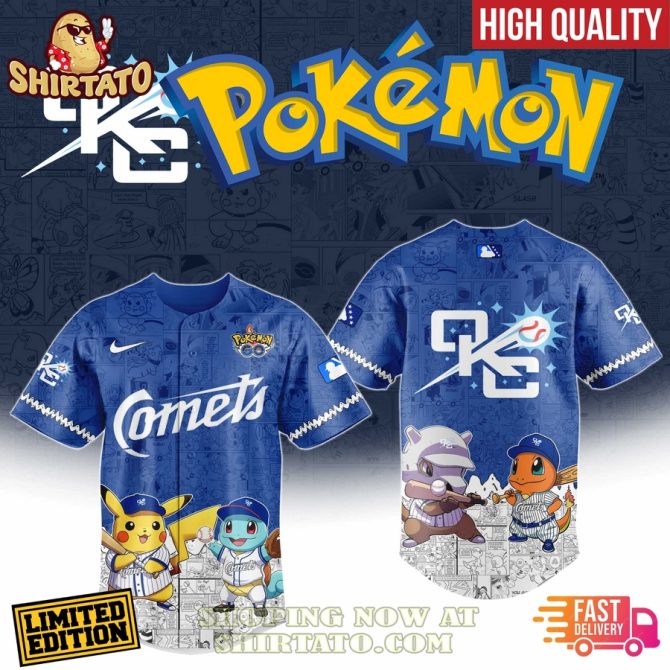 Limited Edition Pokémon Baseball Jersey - High Quality, Fast Delivery!