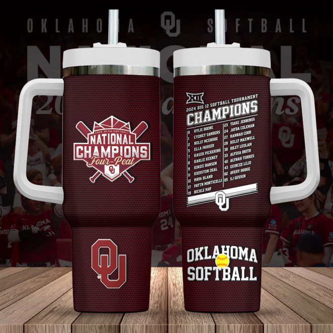 Celebrate Oklahoma Softball Champions With This 2024 Commemorative Tumbler – Perfect Gift For Fans!