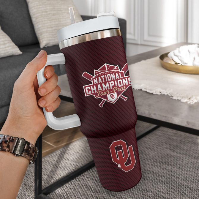 Celebrate Oklahoma Softball Champions With This 2024 Commemorative Tumbler – Perfect Gift For Fans! - Image 2