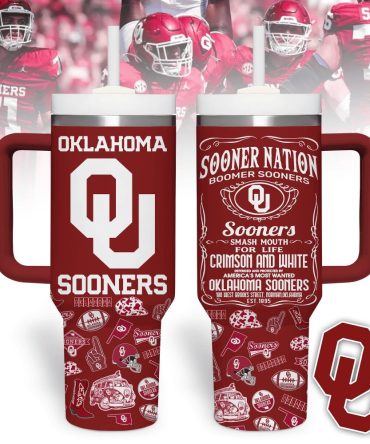 Oklahoma Sooners Double-Wall Tumbler - Insulated Travel Mug For Game Day Fans