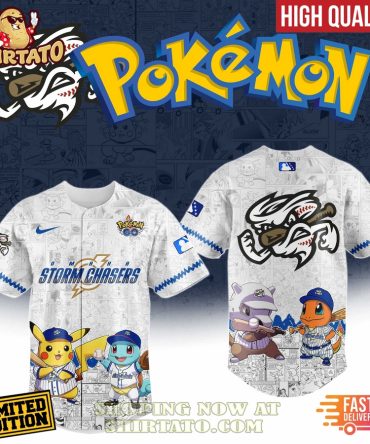 Limited Edition Pokémon Baseball Jersey - High Quality, Fast Delivery, Shop Now!