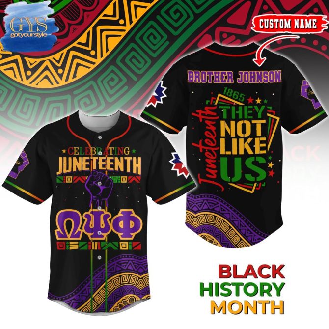 Custom Juneteenth Baseball Jersey - Celebrate Black History Month In Style!