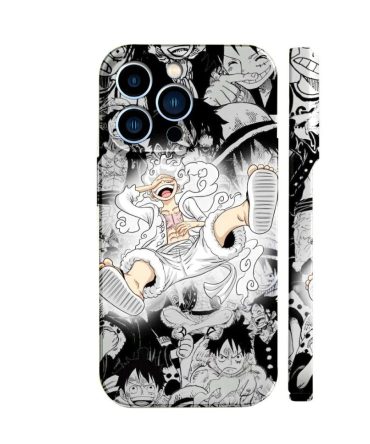 Anime Style Phone Case - Epic Black & White Design For Iphone - Durable & Stylish