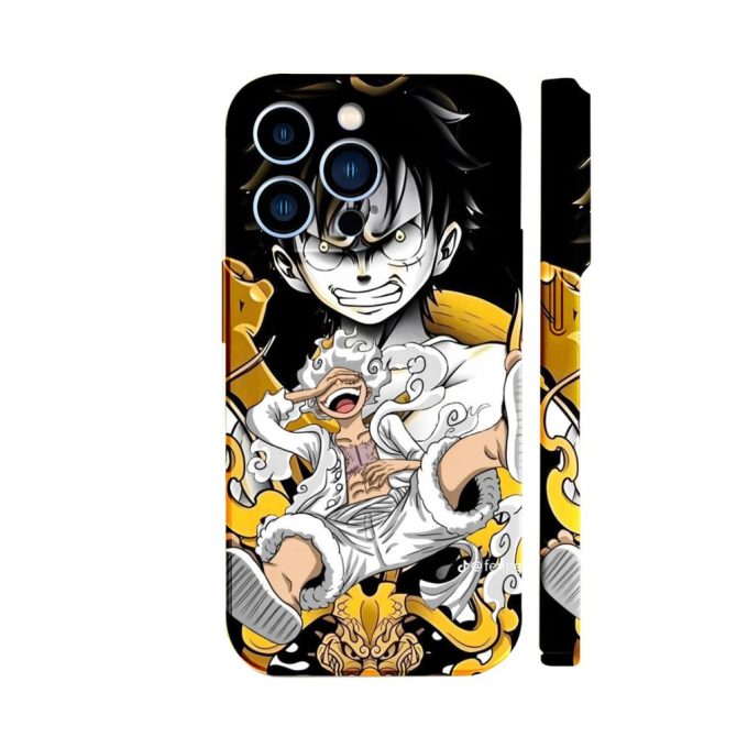 Stylish Anime Character Phone Case For Iphone 13 - Durable & Unique Design