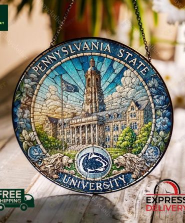 Pennsylvania State University Stained Glass Art - Free Shipping & Express Delivery