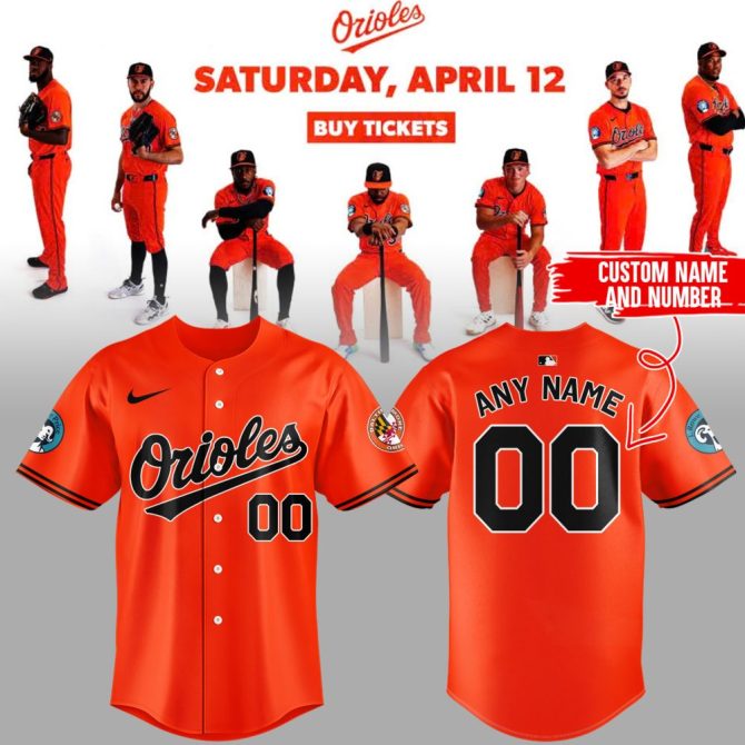 Custom Orioles Jersey - Personalize With Your Name & Number For Game Day