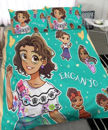 Encanto Kids Bedding Set - Vibrant Cartoon Characters, Cozy & Fun Bedroom Decor