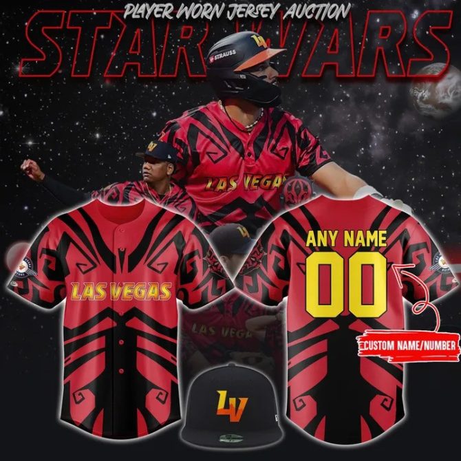 Custom Star Wars Las Vegas Jersey - Personalized Name & Number - Limited Edition