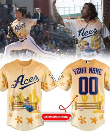 Custom Aces Baseball Jersey - Personalize Name & Number - Limited Edition Design