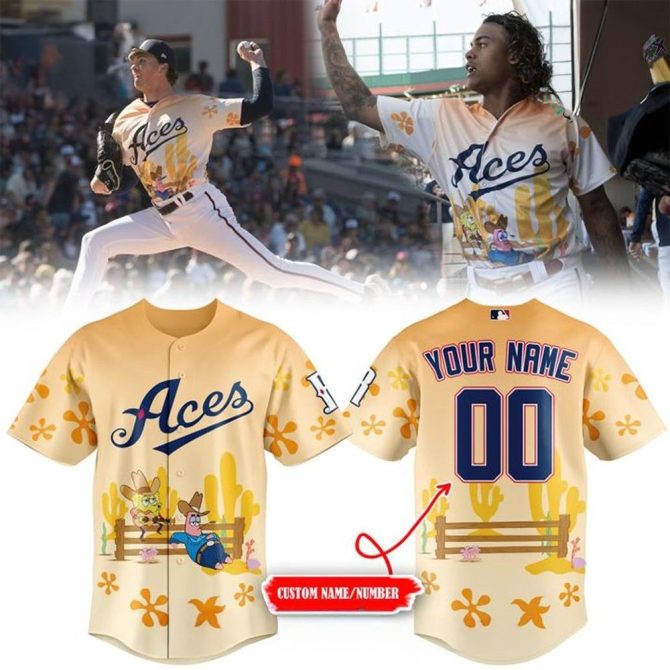 Custom Aces Baseball Jersey - Personalize Name & Number - Limited Edition Design