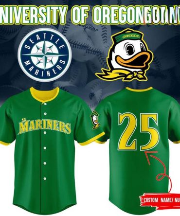 Custom Oregon Ducks & Mariners Jersey - Personalize With Name & Number - Ultimate Fan Gear!