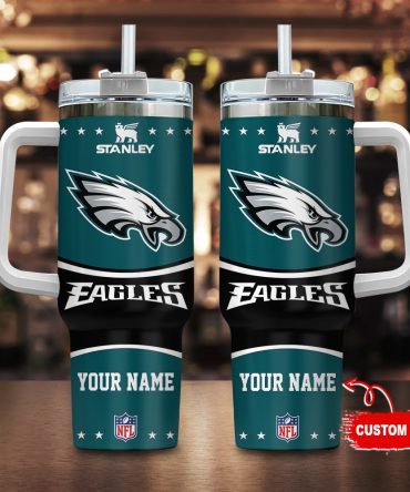 Louis Vuitton Stanley Tumbler Cup Custom Name Eagles Stanley Tumbler – Personalized Nfl Travel Mug With Handle & Straw