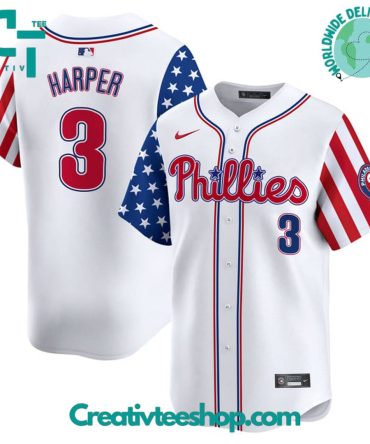 Limited Edition Phillies Jersey - Stars & Stripes Design - Worldwide Shipping