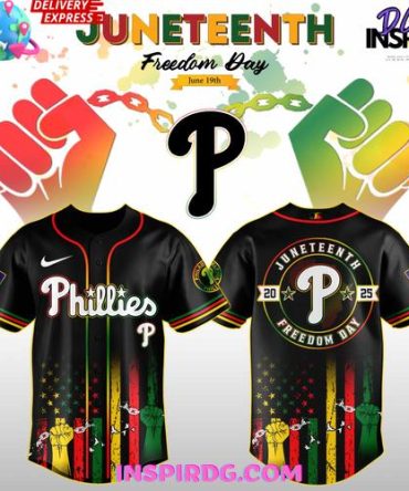 Limited Edition Juneteenth Phillies Jersey - Celebrate Freedom Day In Style!