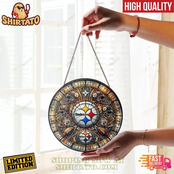 Limited Edition Steelers Stained Glass Suncatcher – High Quality Nfl Decor, Fast Delivery! - Image 3