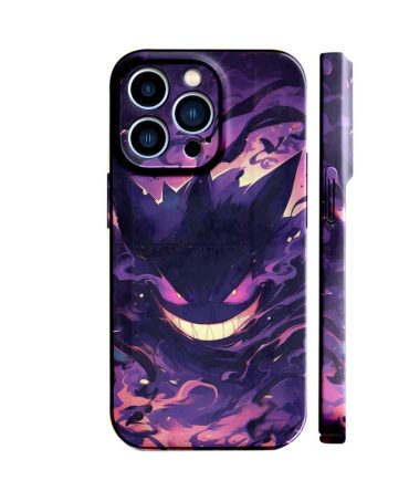 Pokémon Trendy Purple Monster Iphone Case - Shockproof & Stylish Design , Perfect Fit For Iphone Models