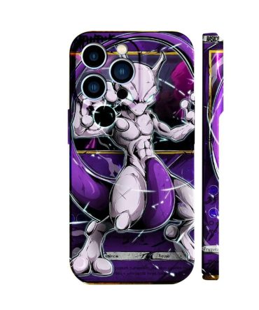 Pokémon Epic Mewtwo Galaxy Phone Case – Shockproof, Stylish & Durable For Iphone/Android