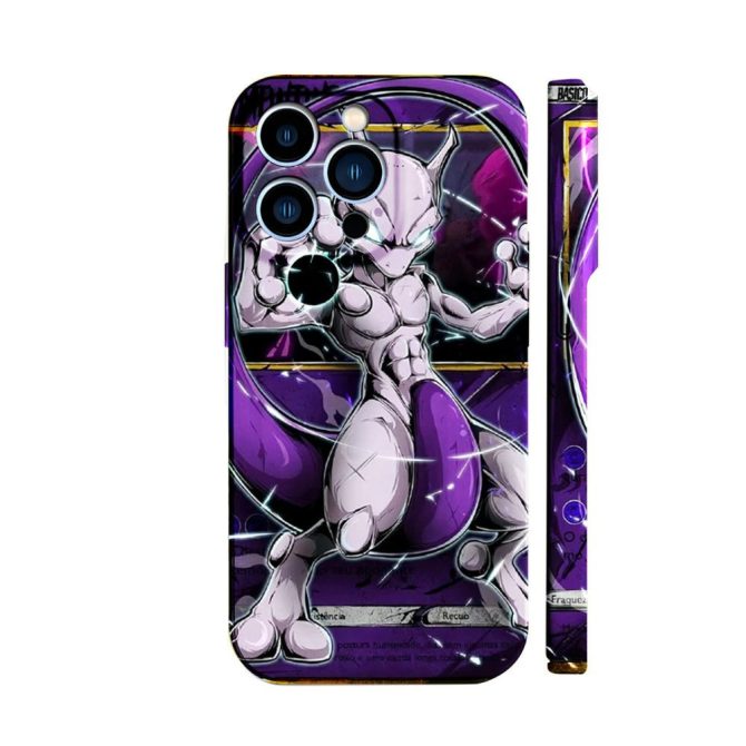 Pokémon Epic Mewtwo Galaxy Phone Case – Shockproof, Stylish & Durable For Iphone/Android
