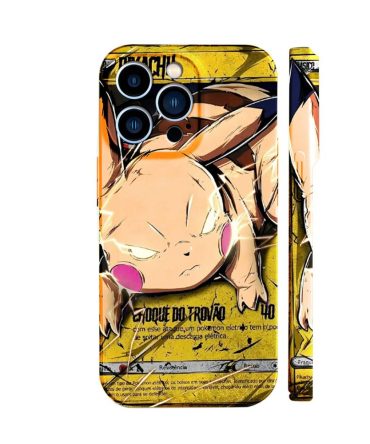 Pokémon Electric Thunder Anime Phone Case - Shockproof, Stylish & Durable Cover