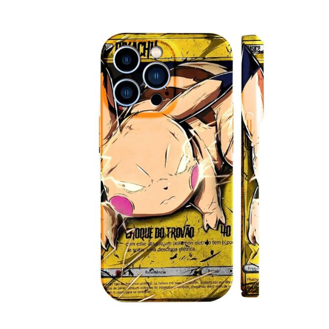 Pokémon Electric Thunder Anime Phone Case - Shockproof, Stylish & Durable Cover