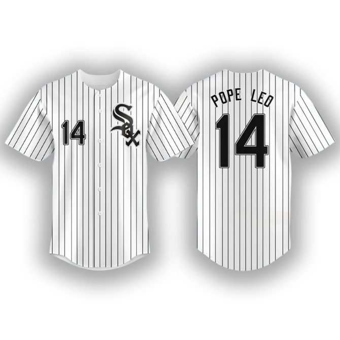 Custom White Pinstripe Baseball Jersey - Personalize With Name & Number