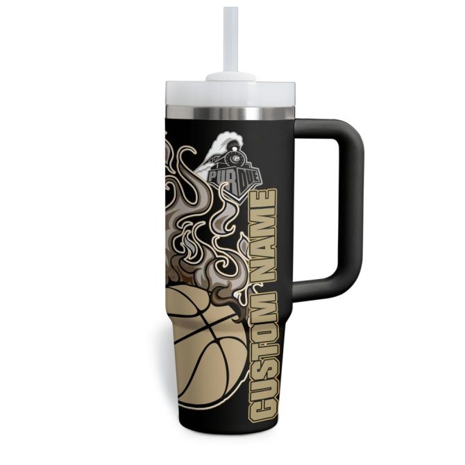 Custom Name Boilermakers Basketball Tumbler Mug - Personalized Gift For Fans - Image 2