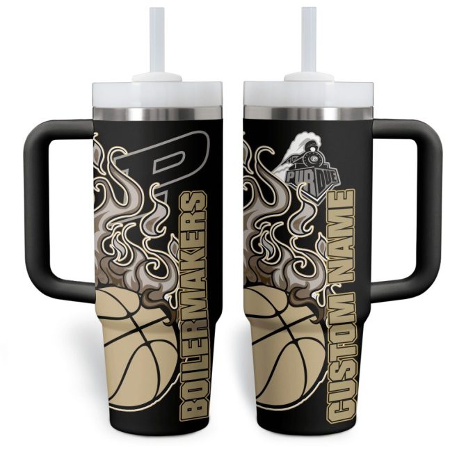 Custom Name Boilermakers Basketball Tumbler Mug - Personalized Gift For Fans - Image 4