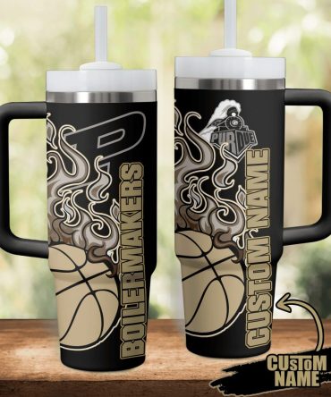 Custom Name Boilermakers Basketball Tumbler Mug - Personalized Gift For Fans