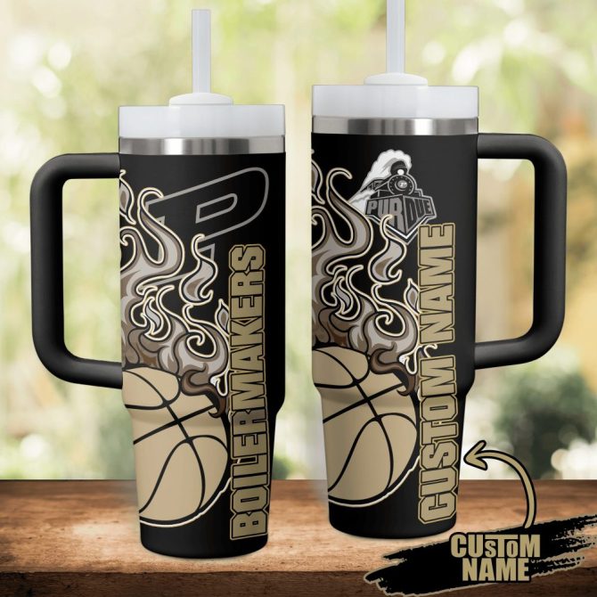 Custom Name Boilermakers Basketball Tumbler Mug - Personalized Gift For Fans