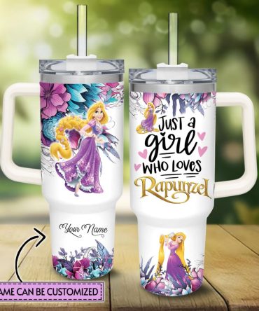 Custom Rapunzel Tumbler - Personalized Name, Perfect Gift For Disney Fans!