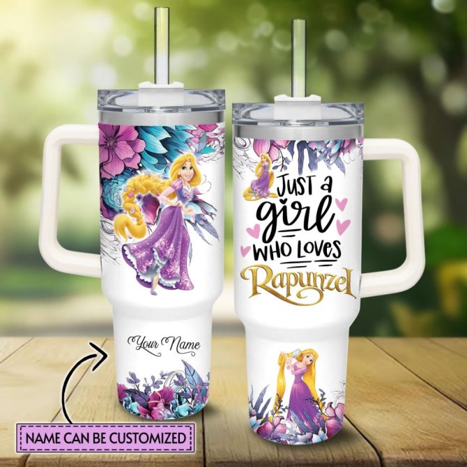 Custom Rapunzel Tumbler - Personalized Name, Perfect Gift For Disney Fans!