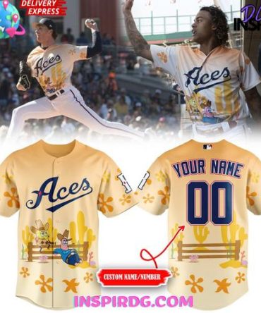 Custom Aces Baseball Jersey – Personalize Name & Number, Fast Delivery!