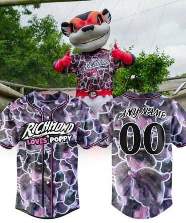 Custom Richmond Loves Poppy Jersey – Personalize With Your Name & Number!