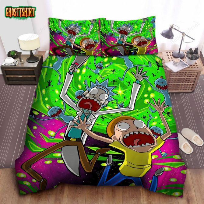 Vibrant Cartoon Galaxy Bedding Set - Fun & Colorful Design For Fans - Twin/Full/Queen Sizes