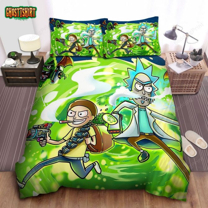 Vibrant Cartoon-Inspired Bed Set - Fun And Cozy Bedding For Fans!