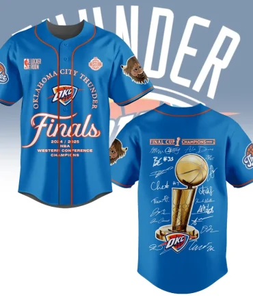 Okc Thunder Nba Finals Jersey 2025 - Limited Edition Champions Shirt