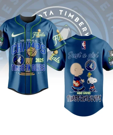 Minnesota Timberwolves 2025 Nba Finals Champions Jersey - Unisex Fan Apparel