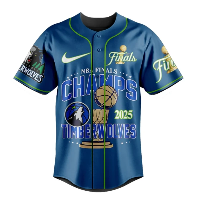 Minnesota Timberwolves 2025 Nba Finals Champions Jersey - Unisex Fan Apparel - Image 2