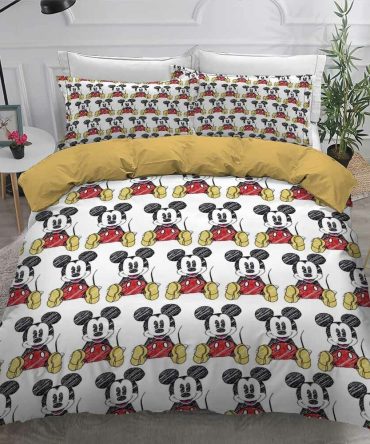 Cozy Cartoon Character Bedding Set - Fun And Colorful Design For Kids & Adults