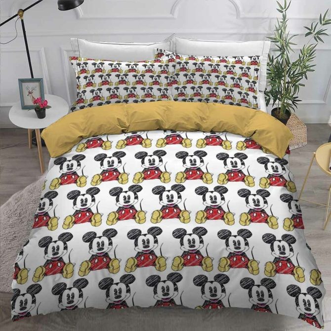 Cozy Cartoon Character Bedding Set - Fun And Colorful Design For Kids & Adults