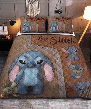 Cozy Stitch Quilt Set - Cute Cartoon Character Bedding For Kids & Fans