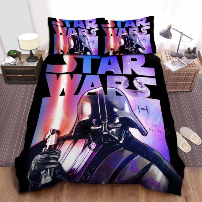Star Wars Bedding Set - Vader Design , Twin/Full Sizes , Cozy & Stylish