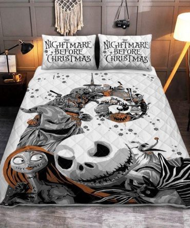 Cozy Nightmare Before Christmas Bedding Set - Perfect Gift For Fans & Kids Room Decor