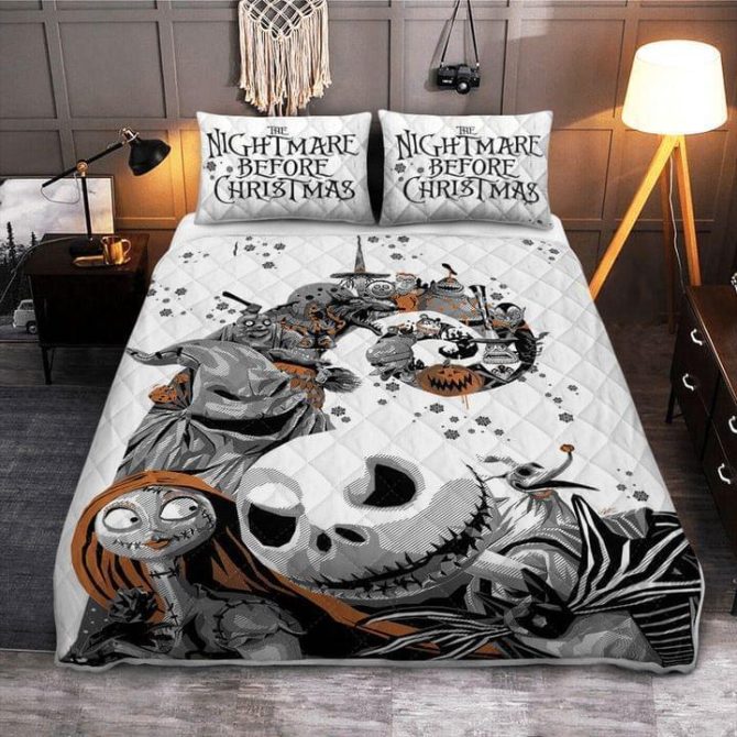 Cozy Nightmare Before Christmas Bedding Set - Perfect Gift For Fans & Kids Room Decor