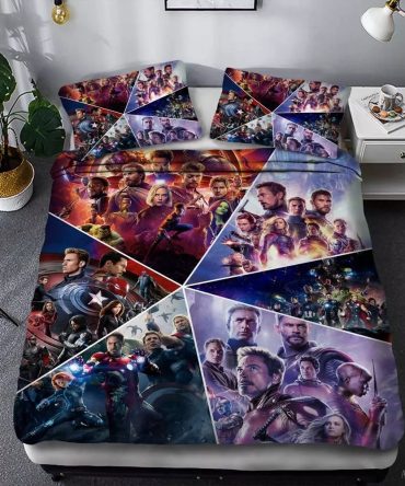 Epic Superhero Bed Set - Premium 3D Print Comforter & Pillowcases For Fans