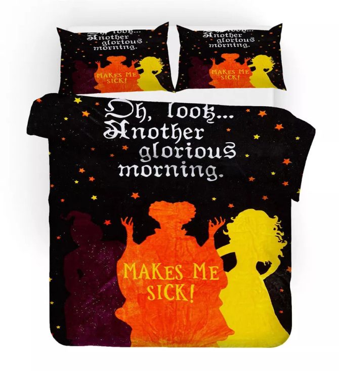 Magical Morning Quote Bedding Set - Cozy & Fun Design For Witchy Vibes